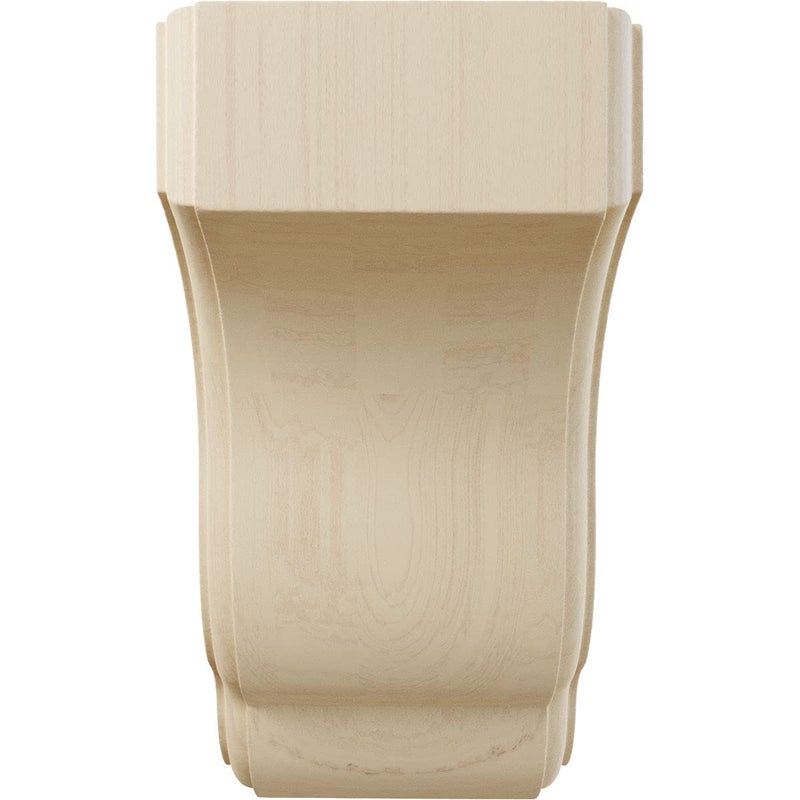 Ekena Millwork COR02X02X04CPRW-CASE-4 Capistrano Mission Wood Corbels, 2 1/2""W x 2 3/4""D x 4 1/2""H, Rubberwood - Image 2